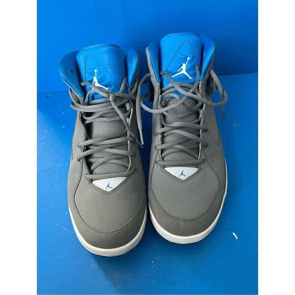 Nike Jordan Air Incline Flight Shoes Basketball Grey Blue White Size 13 - Picture 6 of 6